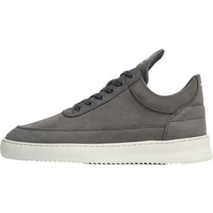 Filling Pieces - Low Top Ripple Nubuck Dark Grey - Maat 44