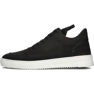 Filling Pieces - Low Top Ripple Nubuck - Sneakers - Zwart - Nubuck Leer