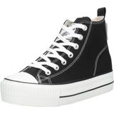British Knights - Kaya Mid Women - Zwarte Sneakers Canvas
