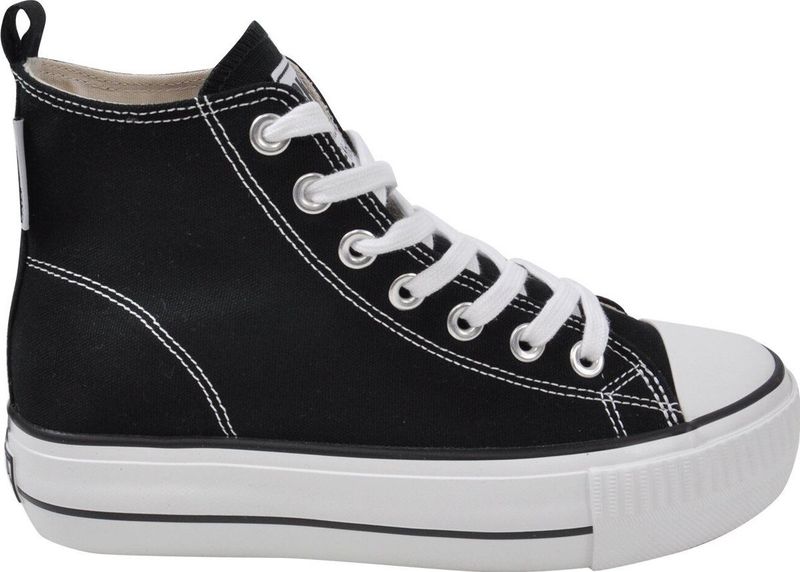 British Knights - Kaya Mid Women - Zwarte Sneakers Canvas