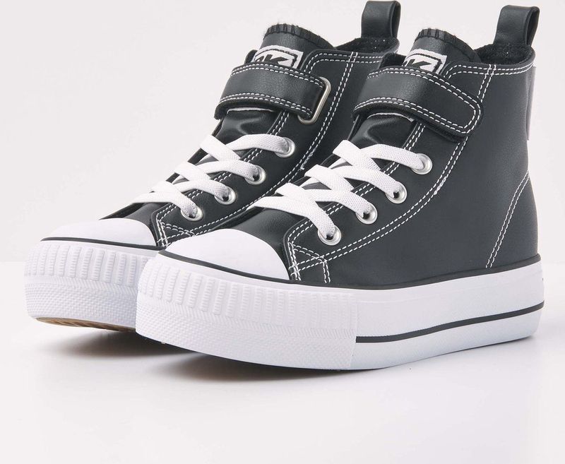 KAYA MID Meisjes sneakers hoog - Zwart