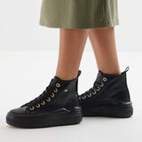 KAYA FLOW MID Dames sneakers hoog - Zwart