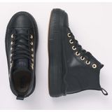 KAYA FLOW MID Dames sneakers hoog - Zwart
