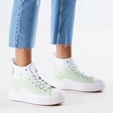 KAYA - FLOW MID - Sneakers - Licht Groen Gradient - Duurzaam en Uniek