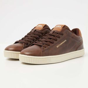DUCO Heren sneakers laag - Donker bruin