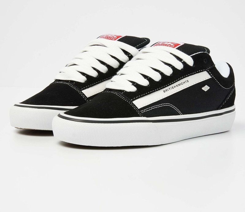 British Knights - Mack Chunky Sneakers - Zwart - Suède en Canvas