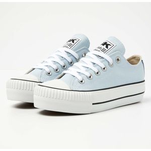 Sneakers - Kaya - Effen - Textiel - Platte Hak