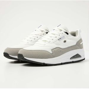 British Knights - Lennox - Sneaker - Wit/Licht Grijs - Rubber/Zacht
