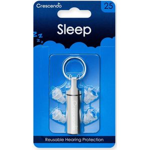 Crescendo Sleep â€“ oordopjes voor de slaap 25 dB | herbruikbare gehoorbescherming
