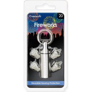 Crescendo - Fireworks 20 - Oordoppen - Transparant - Comfortabel Ontwerp