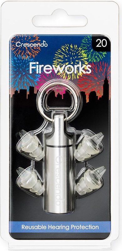 Crescendo - Fireworks 20 - Oordoppen - Transparant - Comfortabel Ontwerp