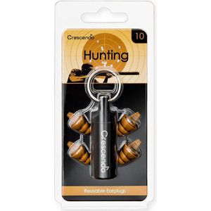 Crescendo Shooting - Gehoorbescherming - Geel - Herbruikbaar - Impuls-Filtertechnologie