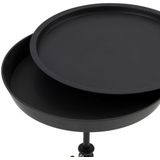 Riviera Maison Crosby Adjustable End Table Black