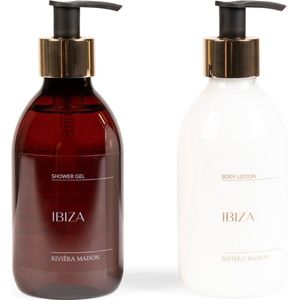 Riviera Maison Cadeauset Lichaamsverzorging - Gift Box Body Care Ibiza - Bruin