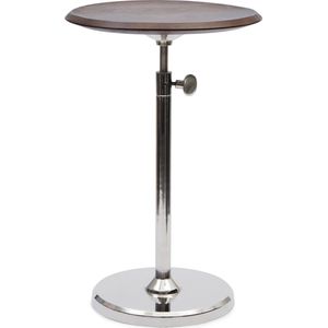 Riviera Maison Bijzettafel - Capri End Table - Zilver - Mangohout