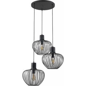 Freelight - Hanglamp Arraffone 3 lichts Ø 40 cm zwart