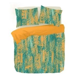 Kayori - Juro - Dekbedovertrek - Turquoise - Tencel - 2-Persoons