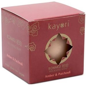 Kayorï Lichaamsverzorging Zeep Relaxing Soap Vergan Kohaku Amber& Patchouli 90gr