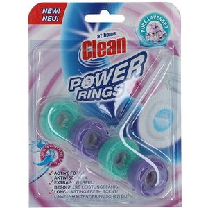 At Home Clean toiletblok Power Rings Pure Lavender 40 gram (1 stuk)