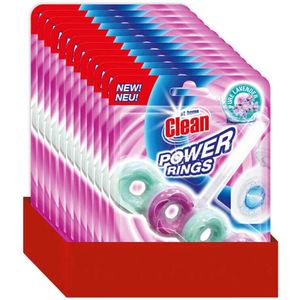 12x At Home Toiletblok Power Rings Pure Lavender 40 gr