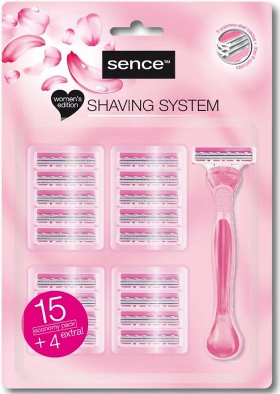 Sence Scheermesjes Triple Blades SS 15+ 4 stuks