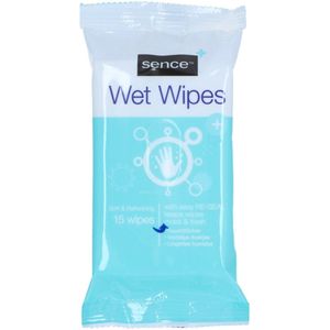 Sence - Vochtige Doekjes - Hersluitbare Verpakking - 15 Doekjes