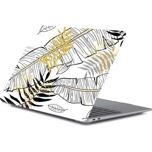 By Qubix MacBook Pro touchbar 13 inch case - Leaf abstract MacBook case Laptop cover Macbook cover hoes hardcase