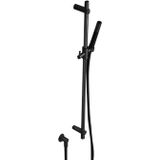 Hotbath Cobber M307 glijstang 90cm met handdouche en slang mat zwart