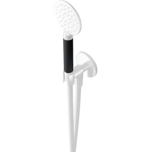 Handdouche hotbath cobber met doucheslang en wanduitlaat mat wit