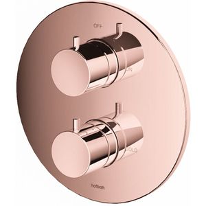 Douchethermostaat Hotbath Cobber Inbouw 2-weg Roze Goud (excl. inbouwdeel) OUTLET