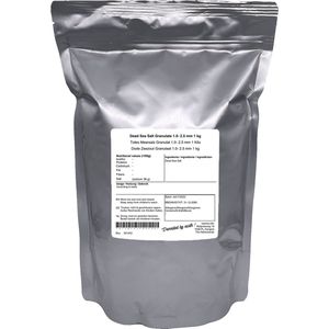 Dode Zeezout Granulaat 1.0- 2.5 mm - 1 Kg - Holyflavours