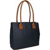 Berba Medium Schoudertas / Crossbodytas Dames - Leer - Chamonix - Blauw