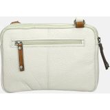 Berba Kleine Crossbodytas / Schoudertas Dames - Leer - Chamonix - Beige