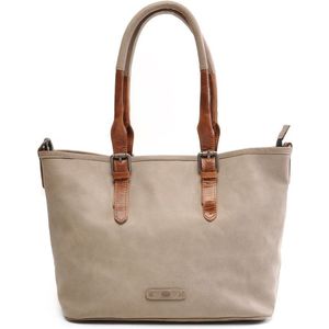 Berba Leren Shopper Barbarossa Femme 825-313 Grijs