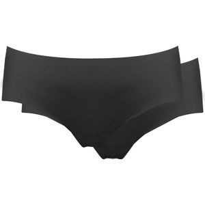 Magic Dream - 2-pak Naadloze Hipster - Zwart - Dames Ondergoed - Modal