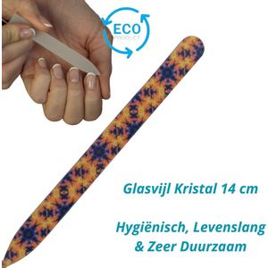 MILANO Nagelvijl - Glasvijl - Kaleidoscoop - Glass nailfile - Kristal - Enkelzijdig 746