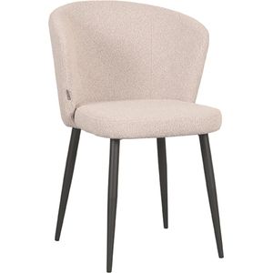 Label51 Wave eetkamerstoel boucle beige - set van 2 stoelen