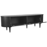 Label51 Oliva tv meubel eiken 180cm zwart