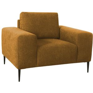 Label51 Ferraro bank 1-zits 110x90x85cm boucle oker