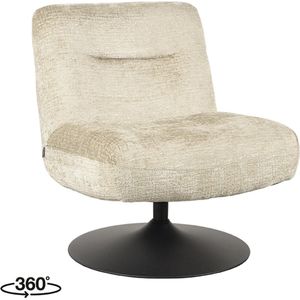 LABEL51 Eli Fauteuil - Naturel - Fluweel