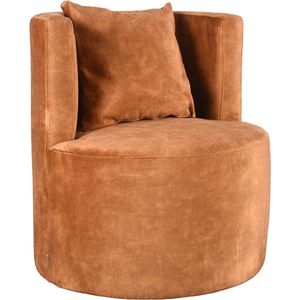 Label51 Evy fauteuil 65cm velvet oker