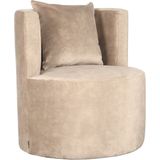 LABEL51 Fauteuil Evy - Zand - Velours