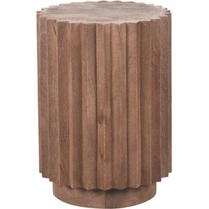 LABEL51 Novan Bijzettafel - Bruin - Mangohout - 35 cm