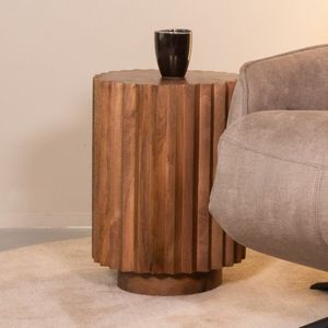 Label51 Novan bijzettafel mangohout 35cm naturel