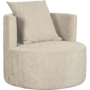 Label51 Evy fauteuil 90cm velvet taupe