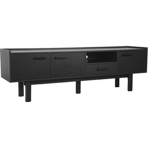 Label51 Cali tv meubel 190x45x60cm eiken zwart