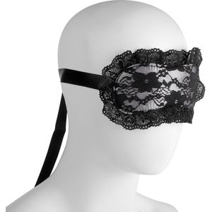 Banoch | lace blinddoek | kanten erotiek oogmasker met lint - roze