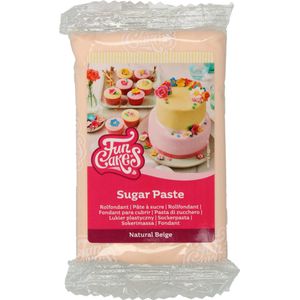 Natuurlijk Beige Rolfondant (250g) (FunCakes)