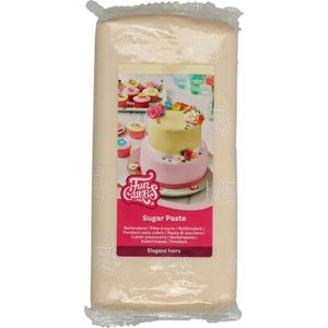 FunCakes Rolfondant - Ivoor - 1kg - Fondant - Taartdecoratie
