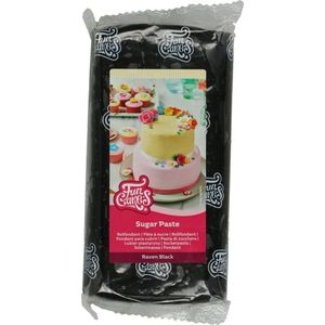 FunCakes Rolfondant - Fondant voor Cupcakes en Taarten - Zwart - 1kg